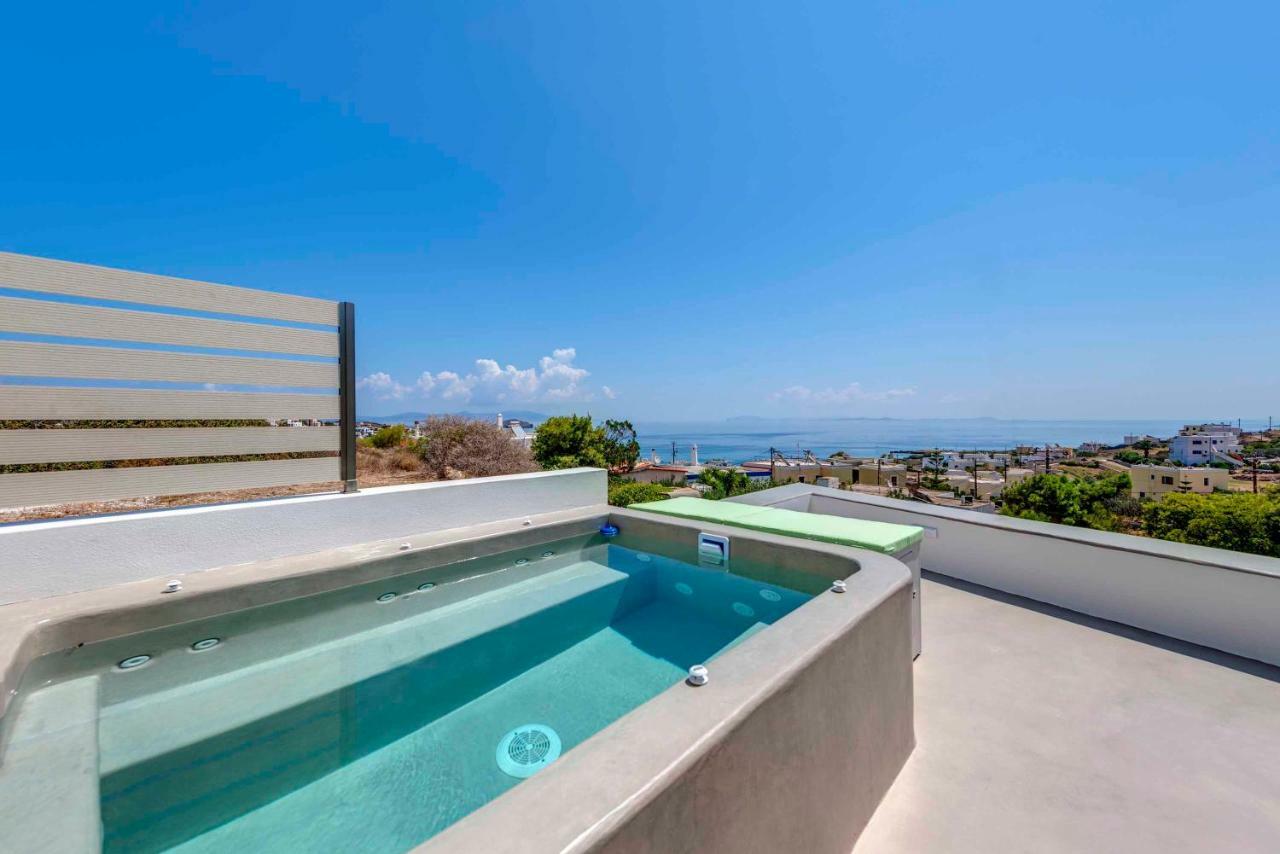 Villa Alba In Syros With Private Jacuzzi Азолимнос Екстериор снимка