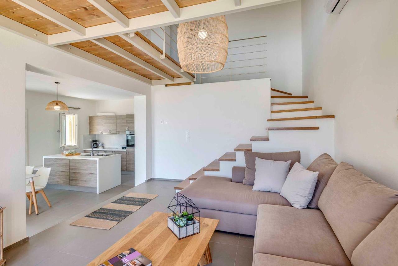 Villa Alba In Syros With Private Jacuzzi Азолимнос Екстериор снимка