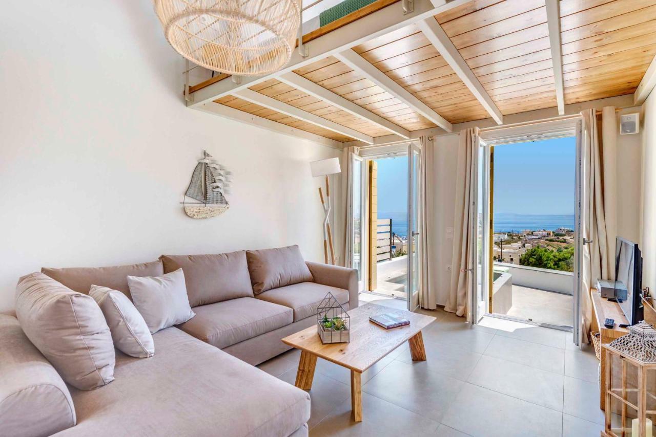 Villa Alba In Syros With Private Jacuzzi Азолимнос Екстериор снимка